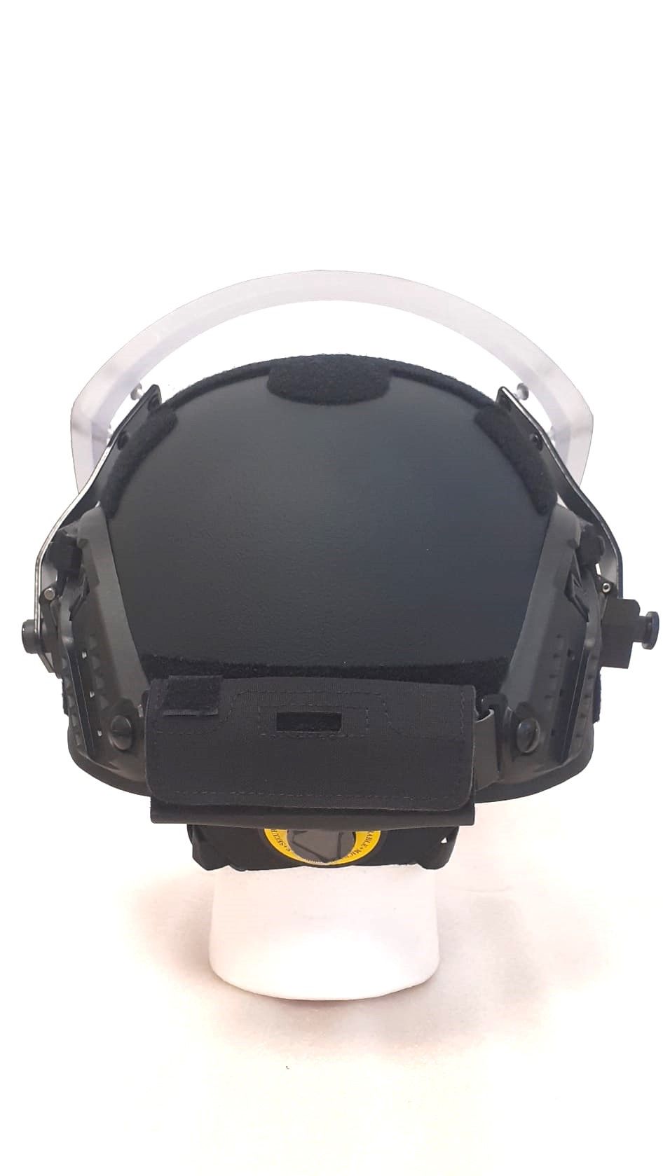 imagen casco modelo MICH Tactico pantalla antibalas TR